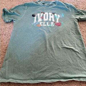 Ivory Ella Teal Cotton Tee